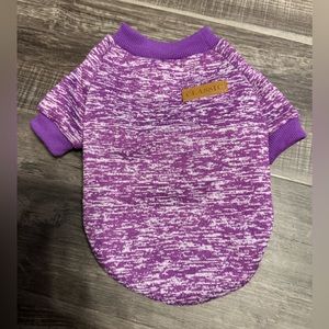 Purple Dog Sweater - Size says Medium. Brand: Classic
